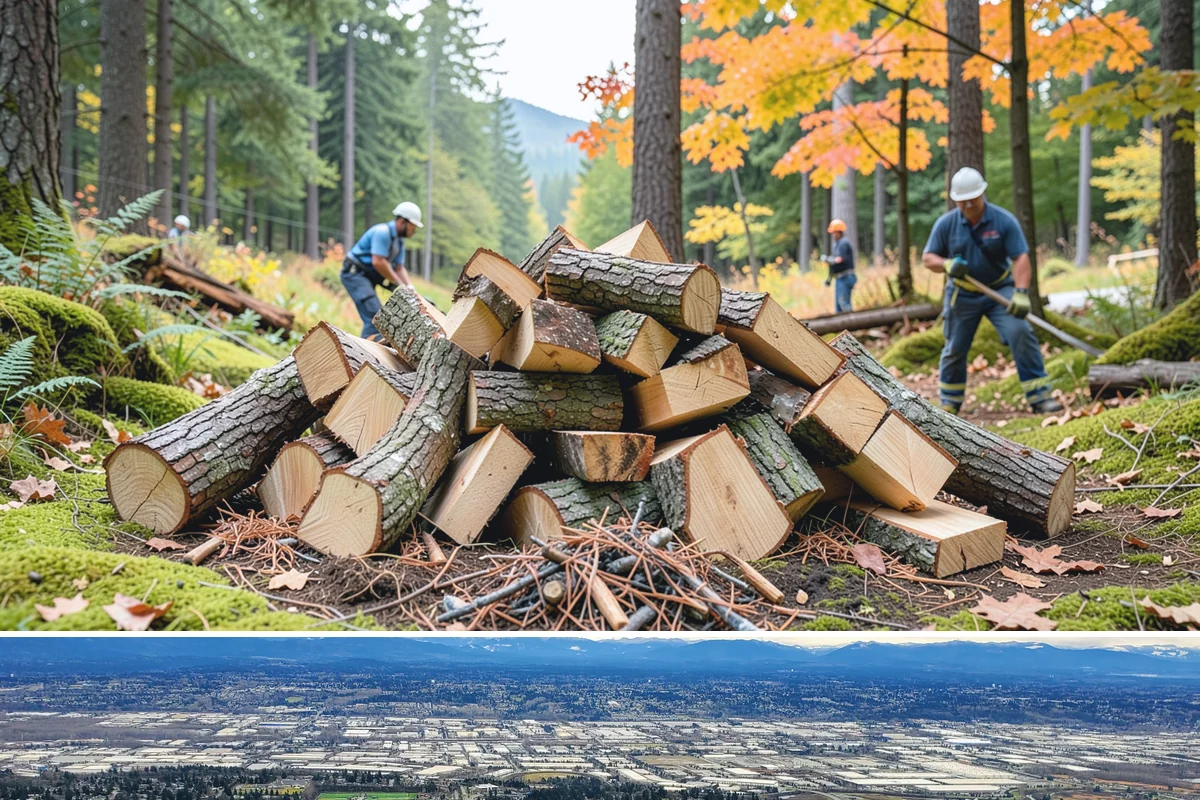 Small Bundle Firewood in SeaTac, WA - Demand climbs on cool spring and autumn evenings when a short fire is all you want.