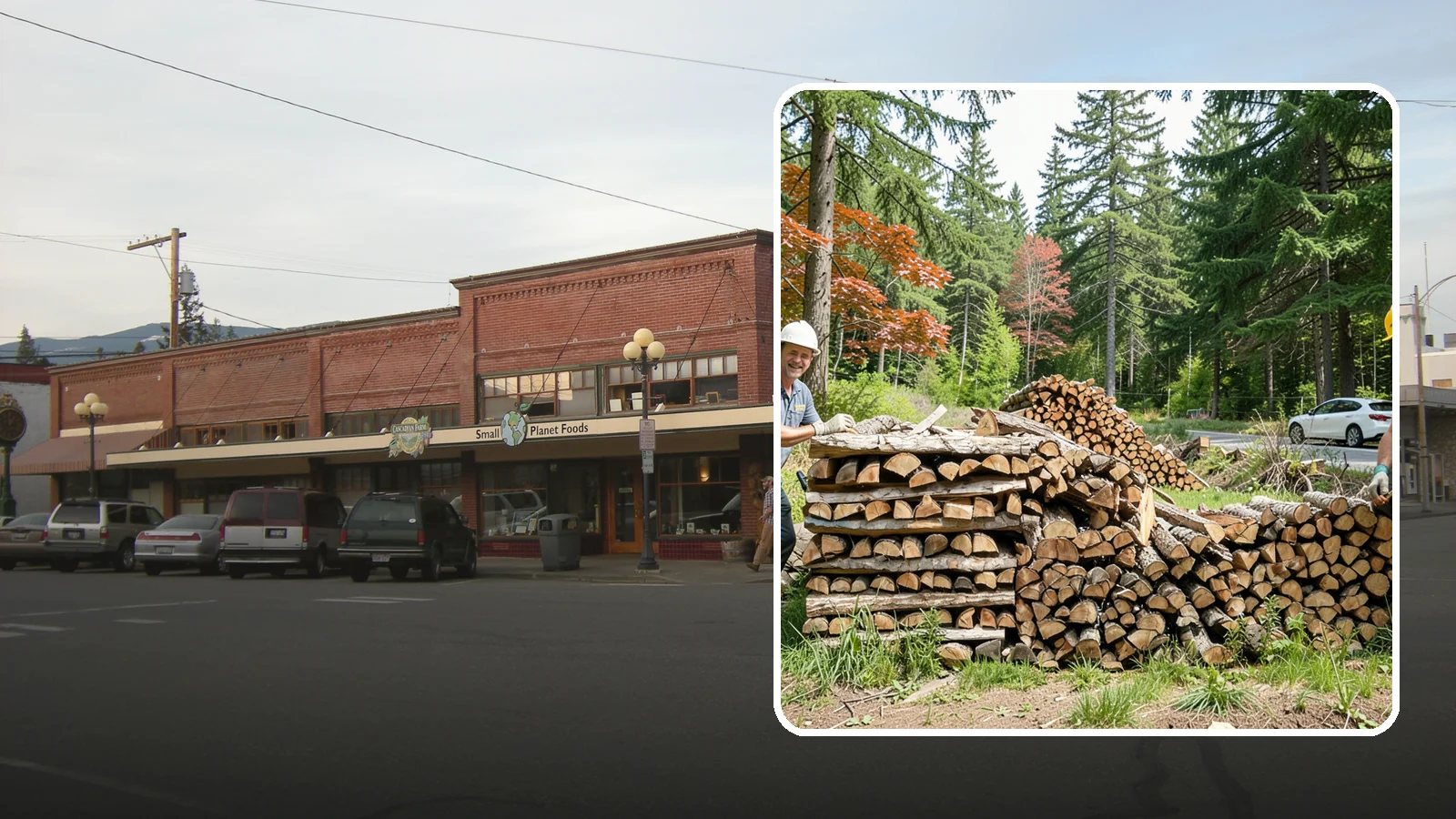 Small Bundle Firewood in Sedro-Woolley, Skagit County, WA - Compact mini-bundles perfect for a quick single-fire burn or a night around the fire pit.