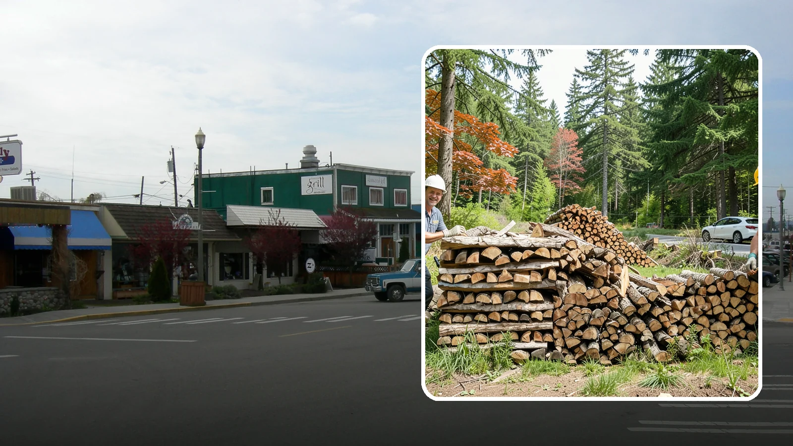 Small Bundle Firewood in Stanwood, Snohomish County, WA - Compact mini-bundles perfect for a quick single-fire burn or a night around the fire pit.
