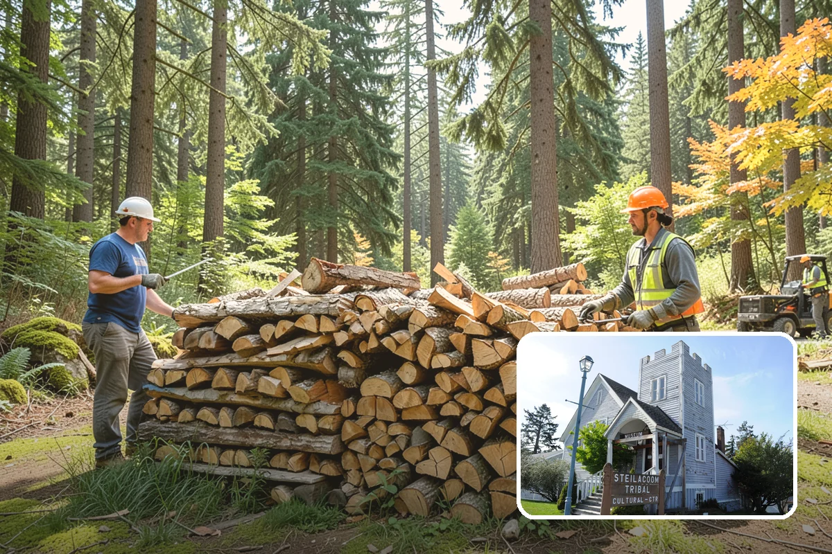 Small Bundle Firewood in Steilacoom, Pierce County, WA - Lightweight and easy for anyone to carry