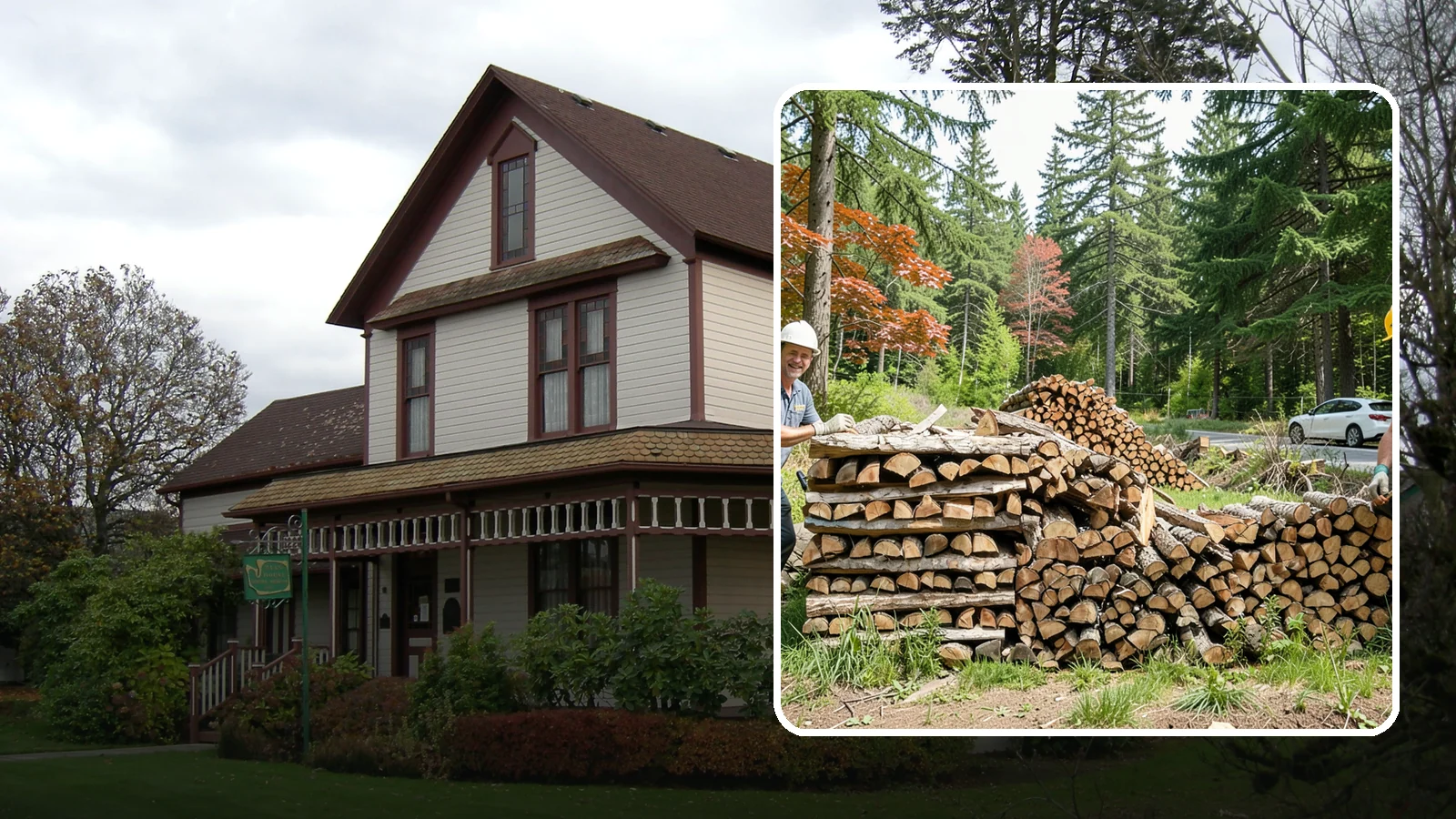 Small Bundle Firewood in Sumner, Pierce County, WA - Compact mini-bundles perfect for a quick single-fire burn or a night around the fire pit.