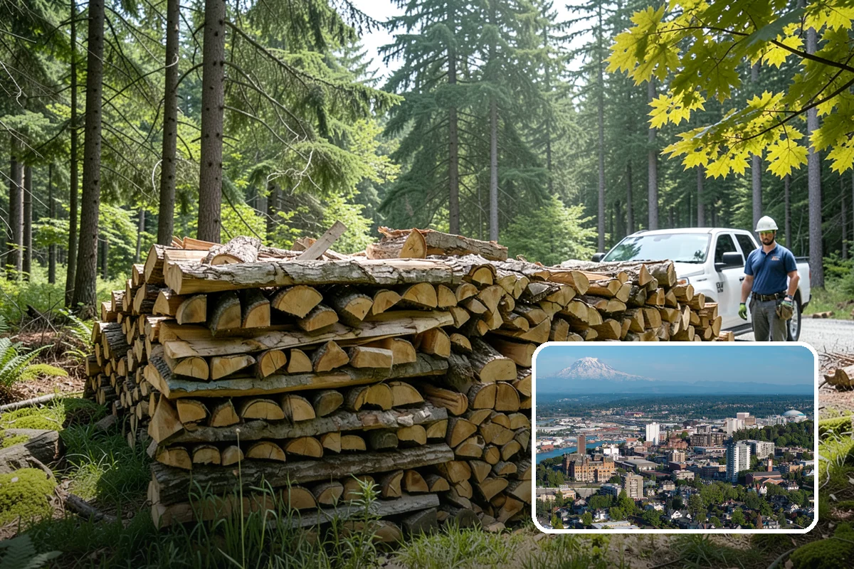 Small Bundle Firewood in Tacoma, Pierce County, WA - Lightweight and easy for anyone to carry