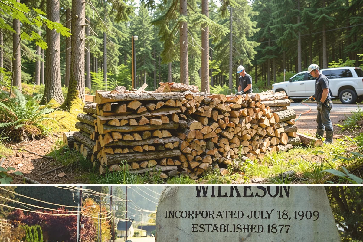 Small Bundle Firewood in Wilkeson, Pierce County, WA - Demand climbs on cool spring and autumn evenings when a short fire is all you want.