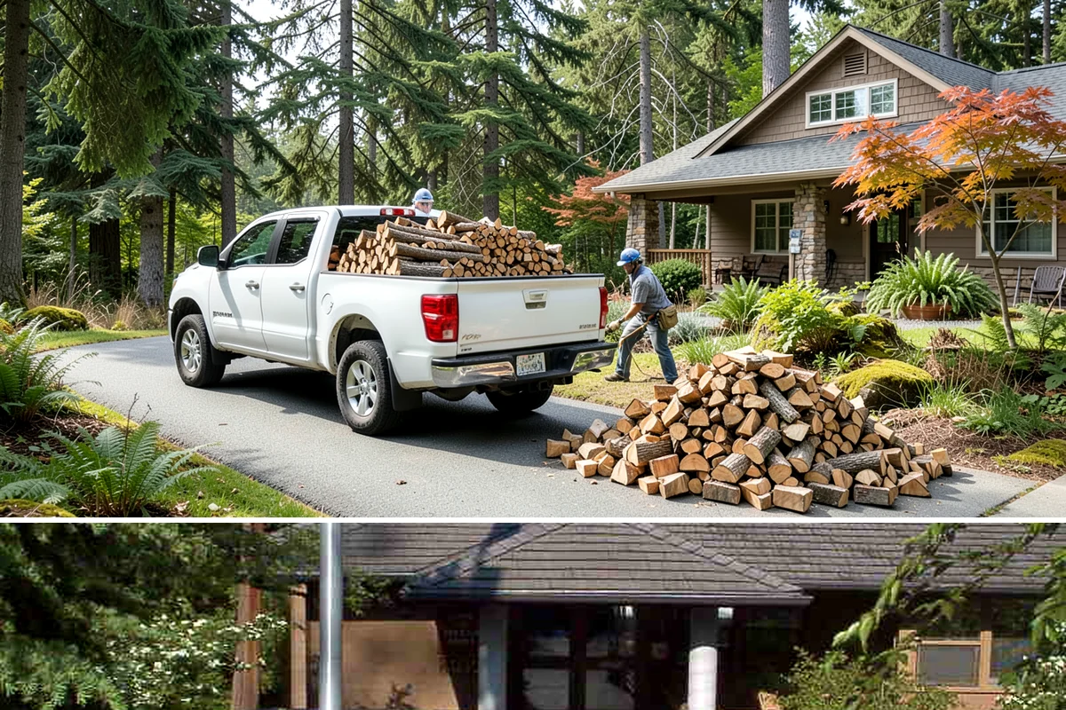 Small Bundle Firewood in Yarrow Point, King County, WA - Demand climbs on cool spring and autumn evenings when a short fire is all you want.