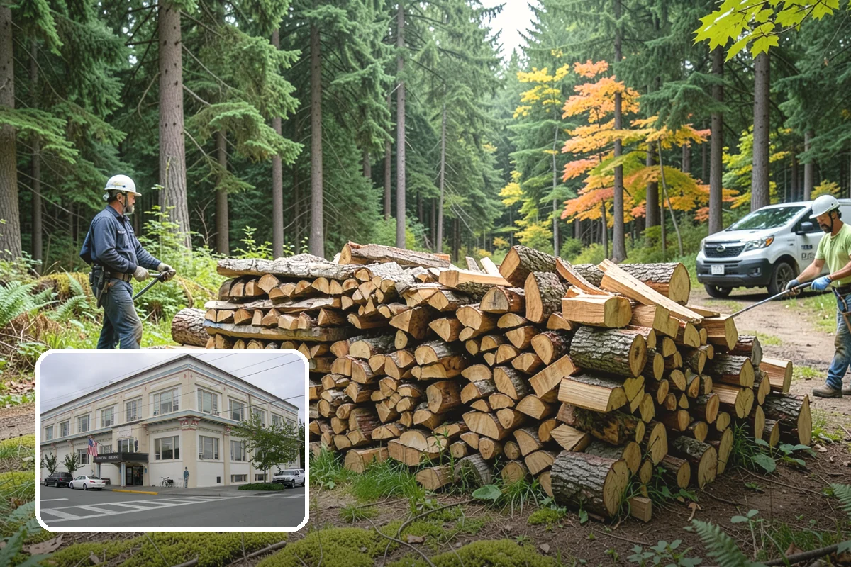 Small Split Firewood in Anacortes, Skagit County, WA - Thinner pieces light quickly