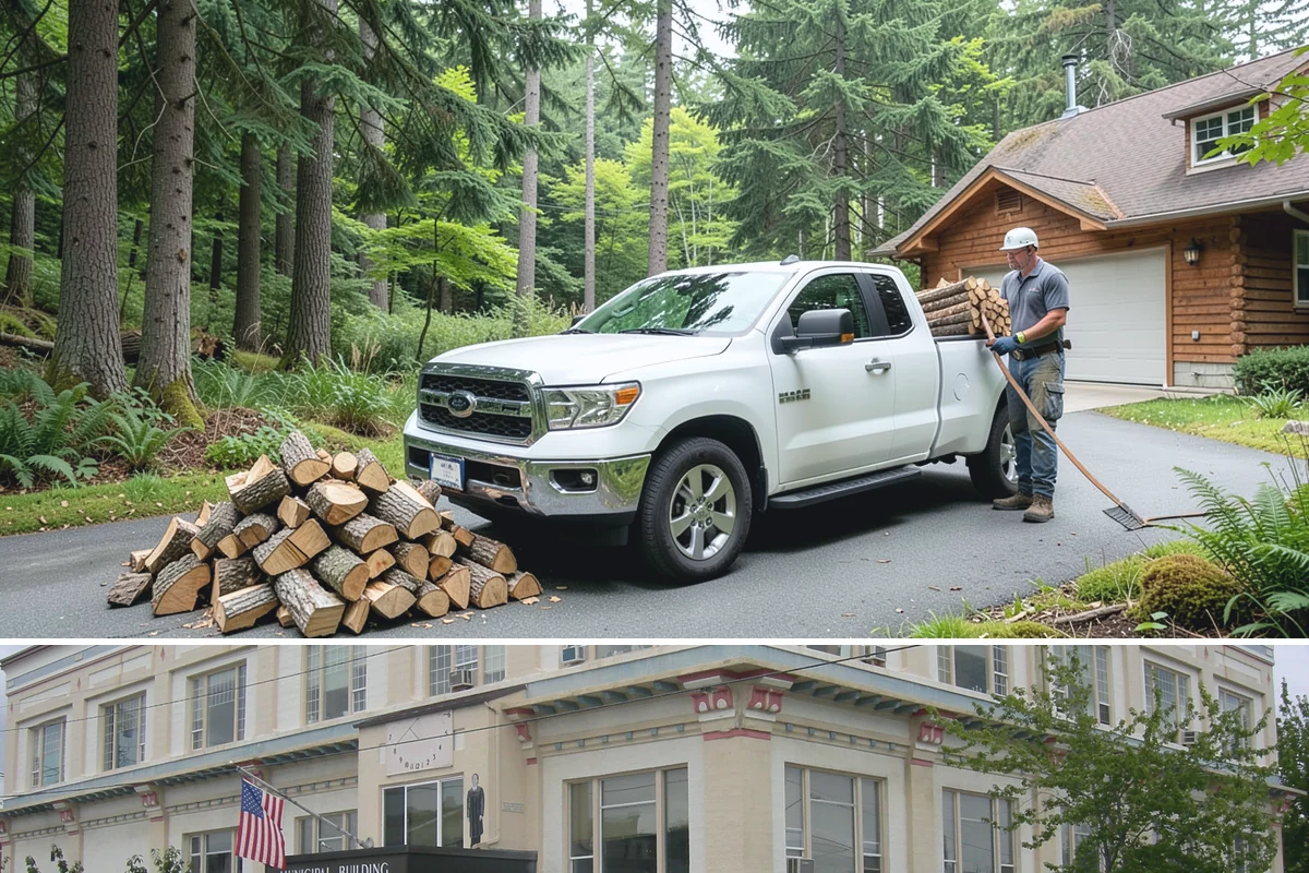 Small Split Firewood in Anacortes, Skagit County, WA - Buy small splits in the dry season so they are fully seasoned and quick to light in winter.