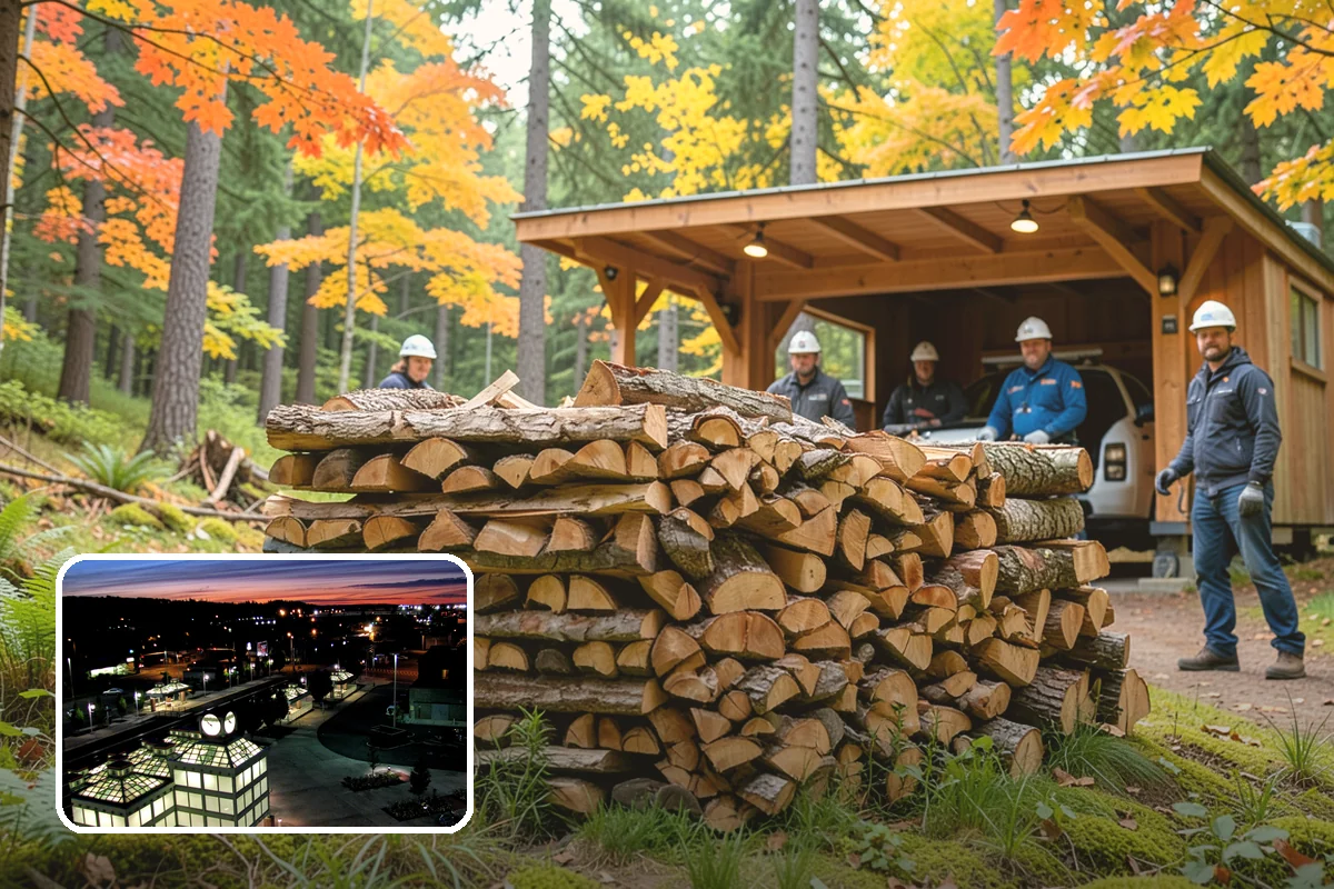 Small Split Firewood in Auburn, King County, WA - Thinner pieces light quickly