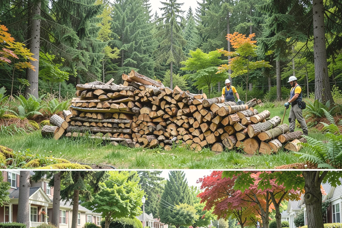Small Split Firewood in Beaux Arts Village, King County, WA - Buy small splits in the dry season so they are fully seasoned and quick to light in winter.