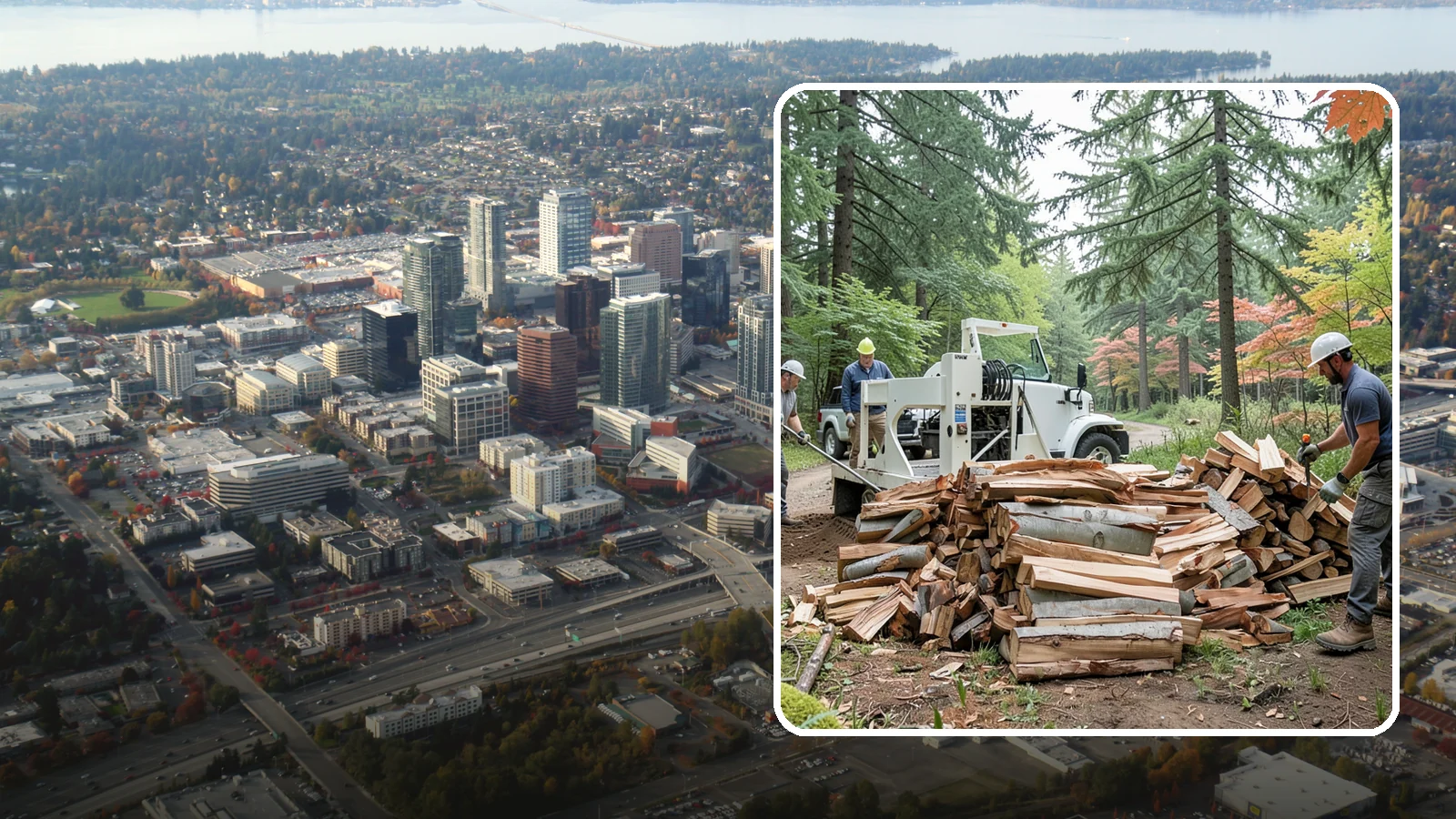 Small Split Firewood in Bellevue, King County, WA - Firewood split into smaller pieces that light quickly and are easy to handle.