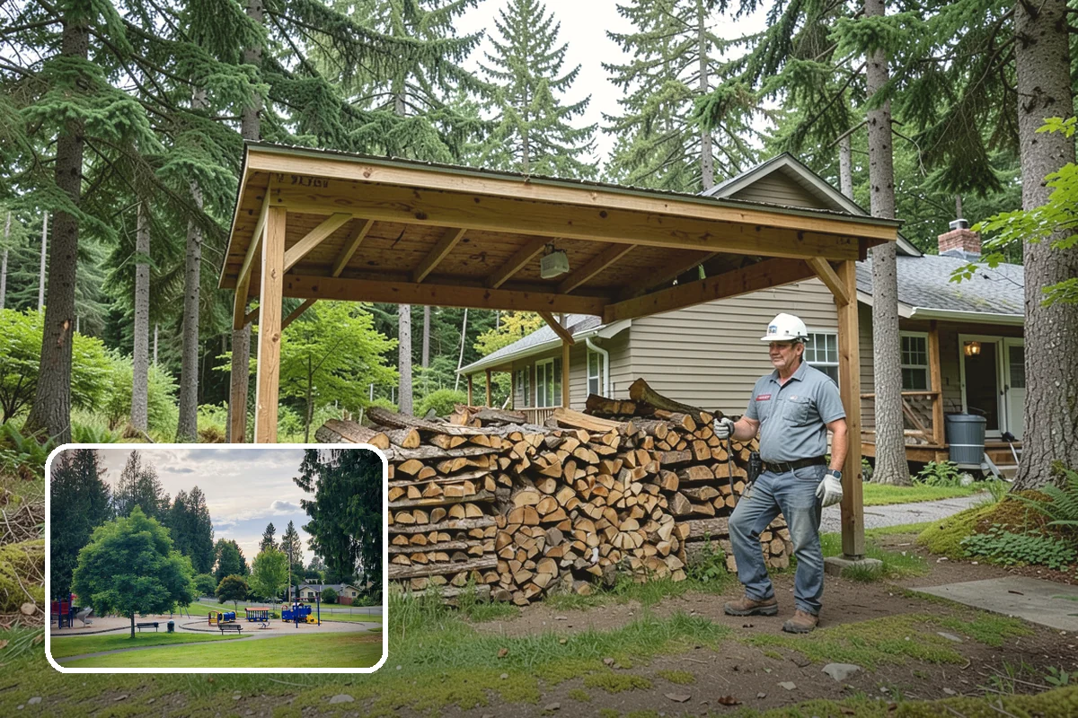 Small Split Firewood in Bonney Lake, Pierce County, WA - Thinner pieces light quickly