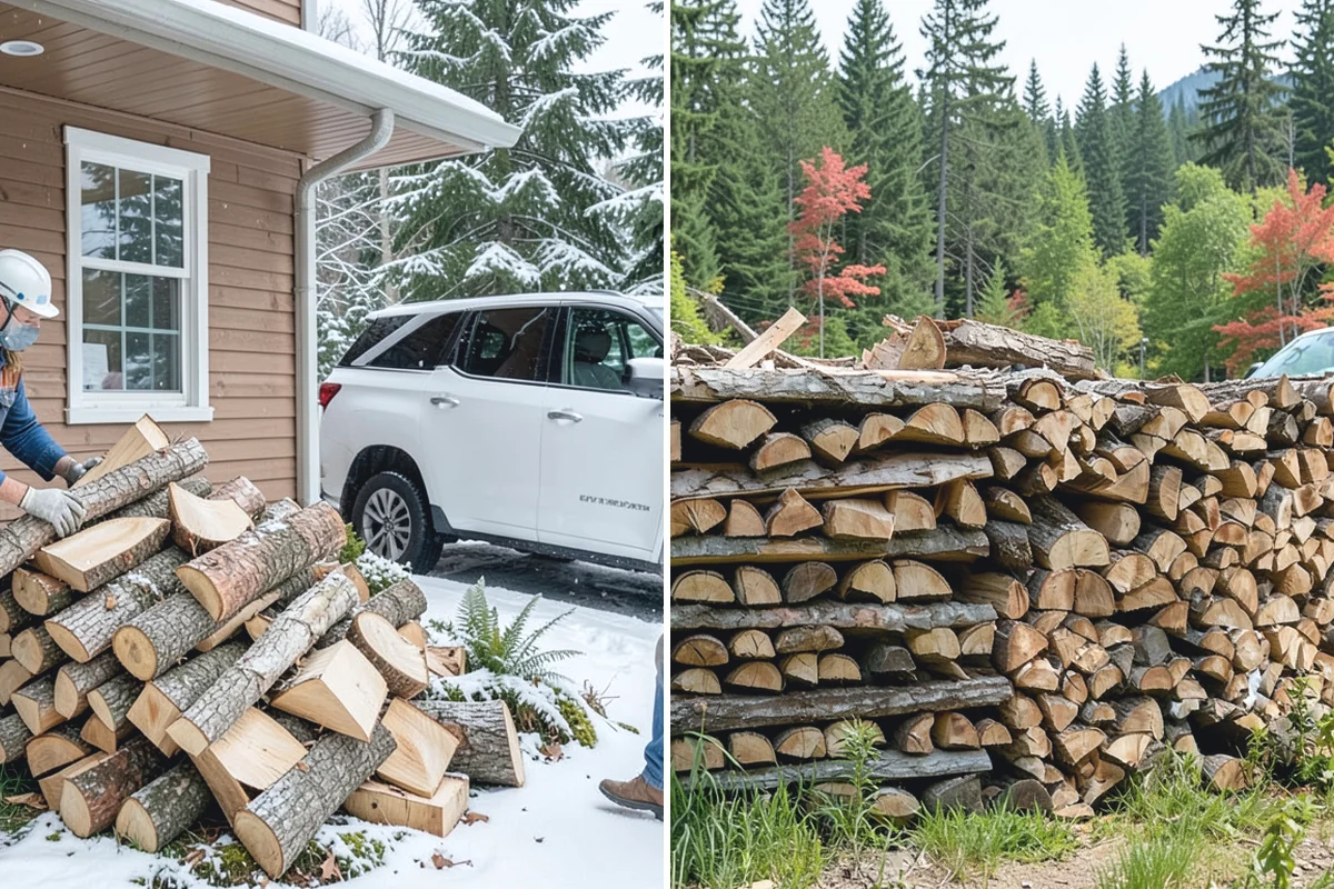 Small Split Firewood in Bonney Lake, Pierce County, WA - Confirm your preferred size and volume