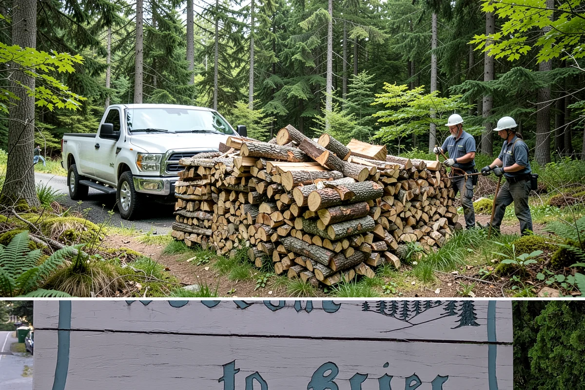Small Split Firewood in Brier, Snohomish County, WA - Buy small splits in the dry season so they are fully seasoned and quick to light in winter.