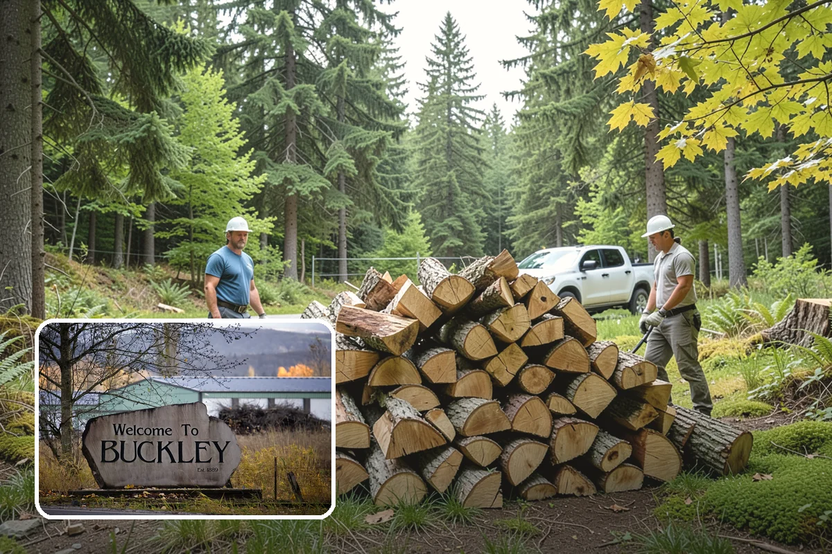 Small Split Firewood in Buckley, Pierce County, WA - Thinner pieces light quickly