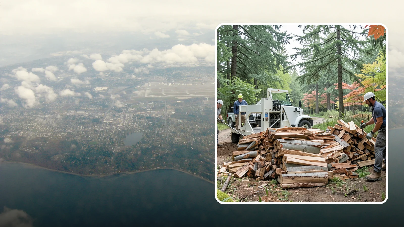 Small Split Firewood in Burien, King County, WA - Firewood split into smaller pieces that light quickly and are easy to handle.