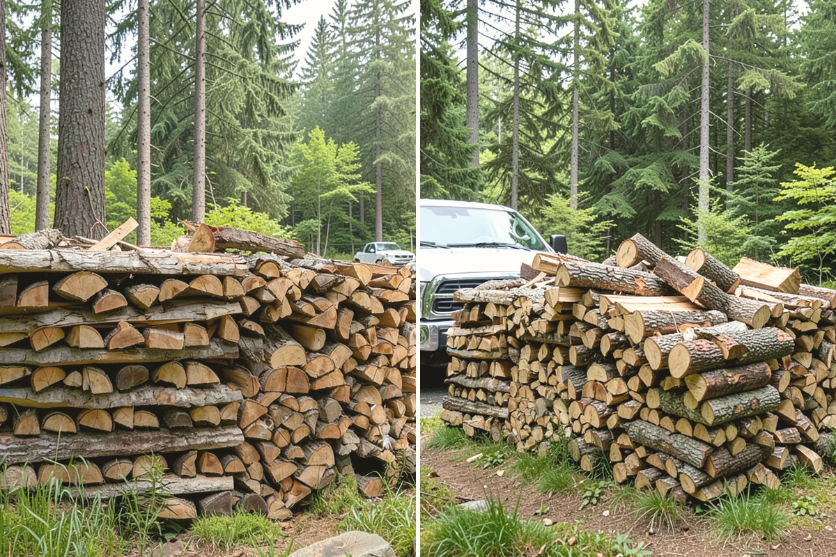 Small Split Firewood in Burien, King County, WA - Confirm your preferred size and volume