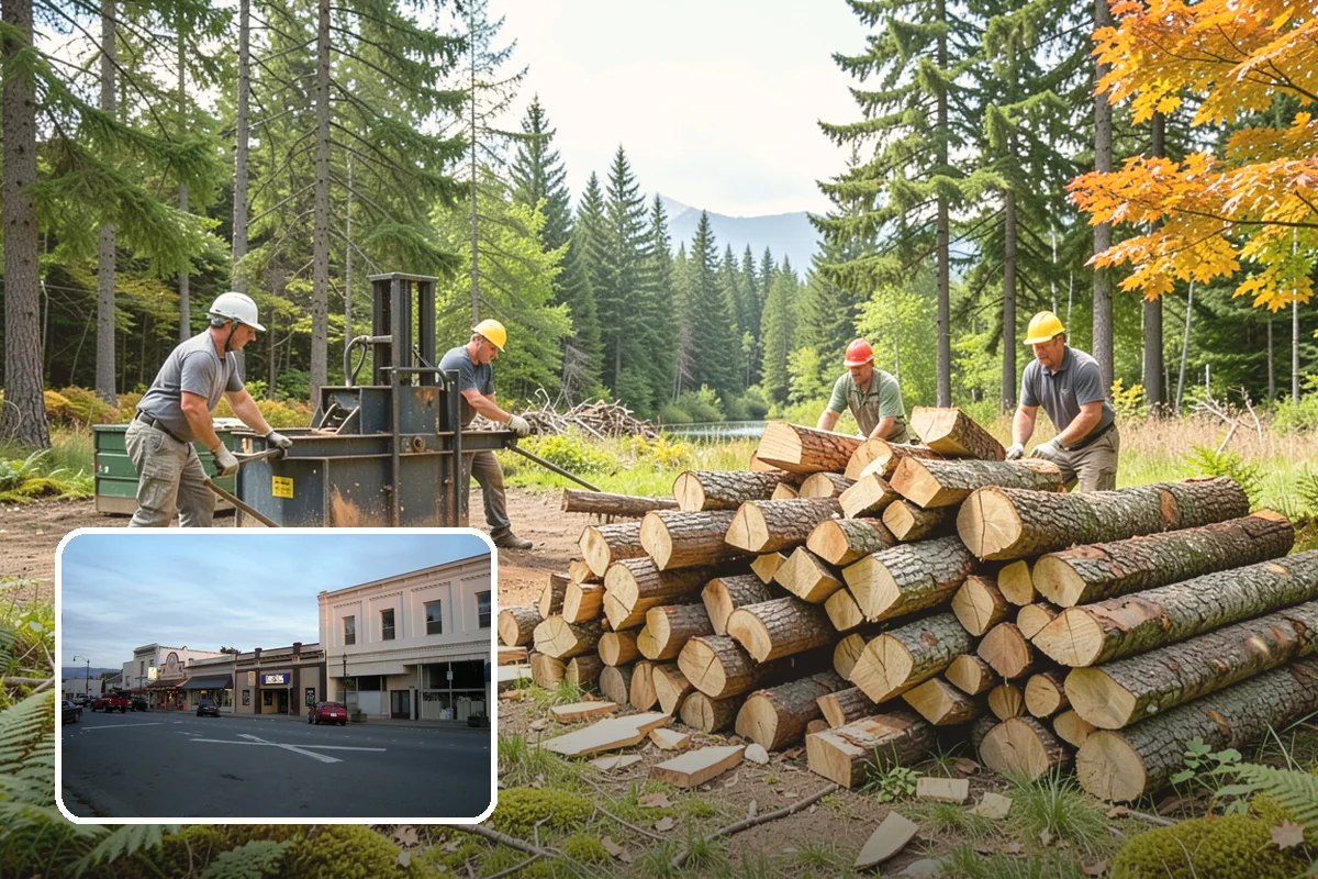 Small Split Firewood in Burlington, Skagit County, WA - Thinner pieces light quickly