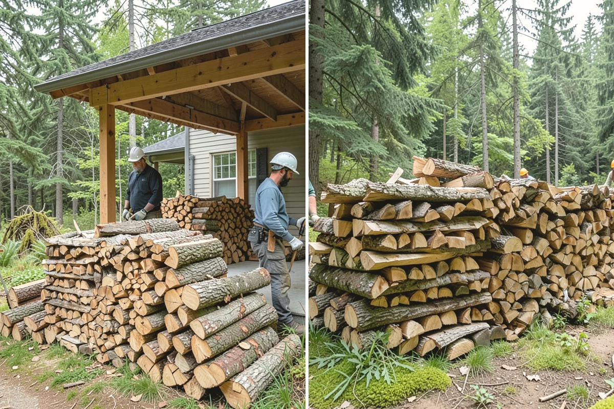 Small Split Firewood in Burlington, Skagit County, WA - Confirm your preferred size and volume
