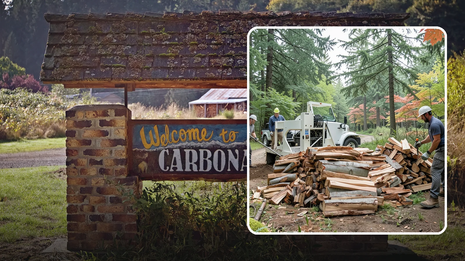 Small Split Firewood in Carbonado, Pierce County, WA - Firewood split into smaller pieces that light quickly and are easy to handle.