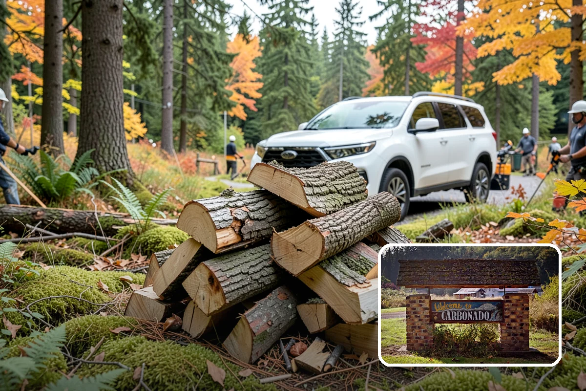 Small Split Firewood in Carbonado, Pierce County, WA - Thinner pieces light quickly