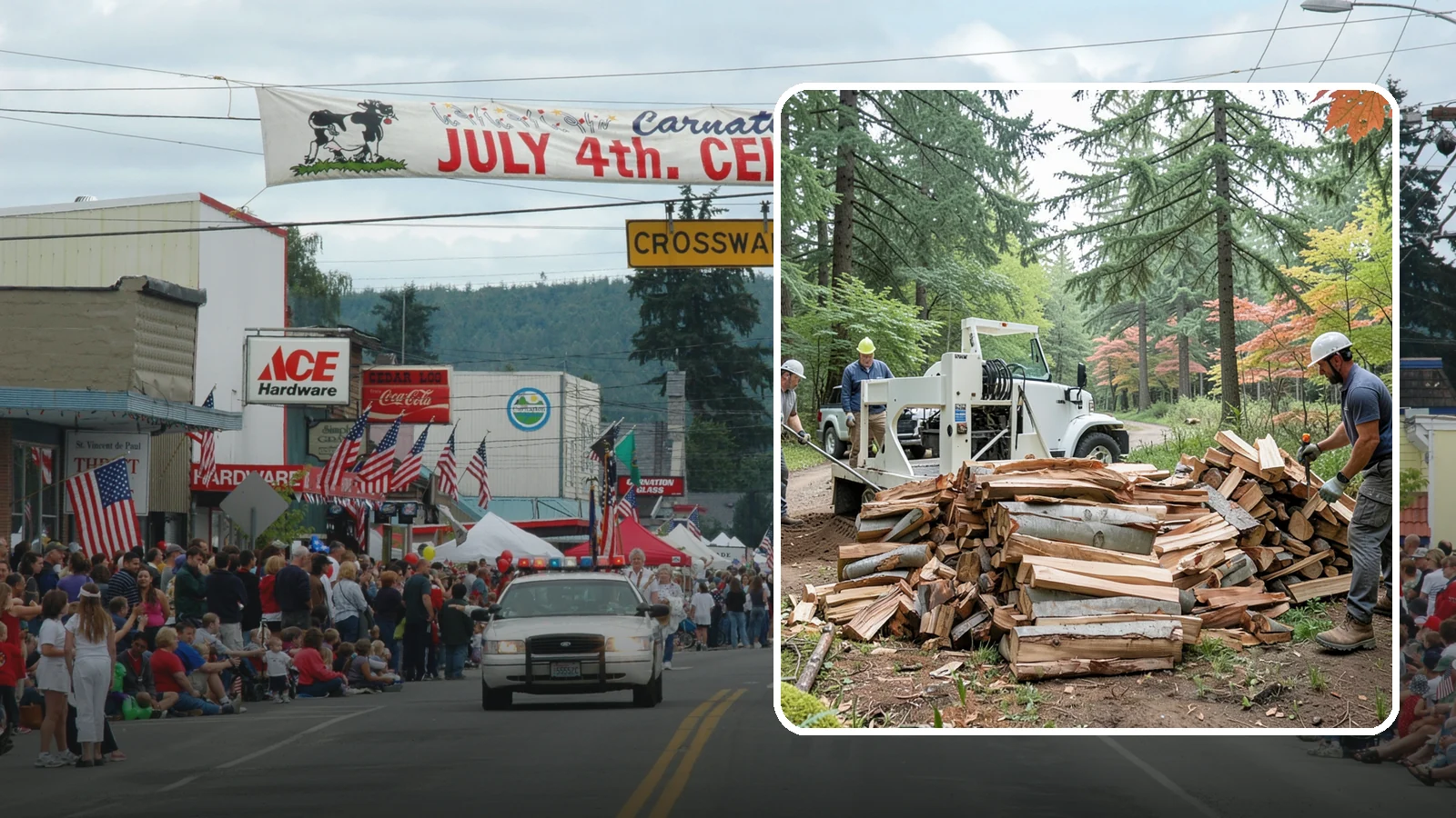 Small Split Firewood in Carnation, King County, WA - Firewood split into smaller pieces that light quickly and are easy to handle.