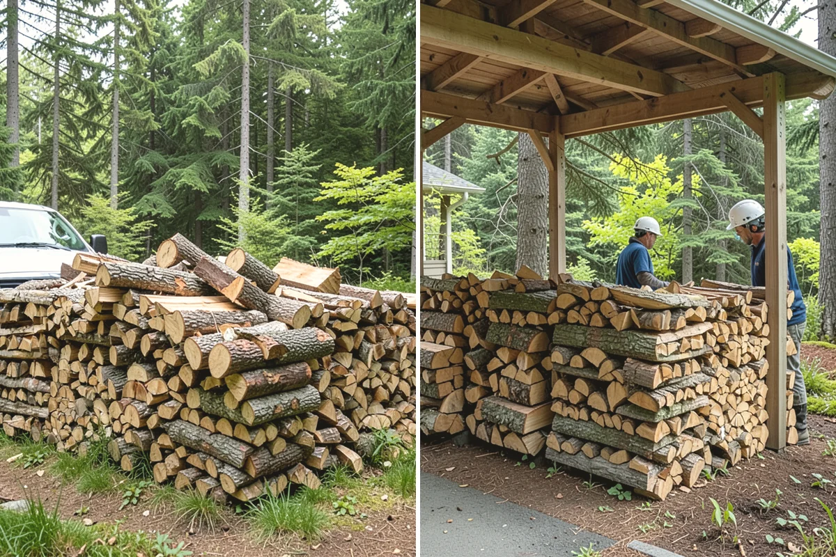 Small Split Firewood in Carnation, King County, WA - Confirm your preferred size and volume