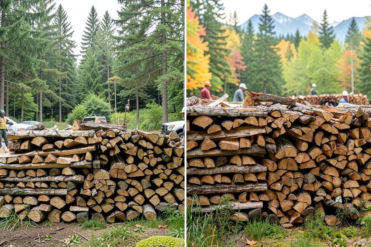 Small Split Firewood in Concrete, Skagit County, WA - Confirm your preferred size and volume