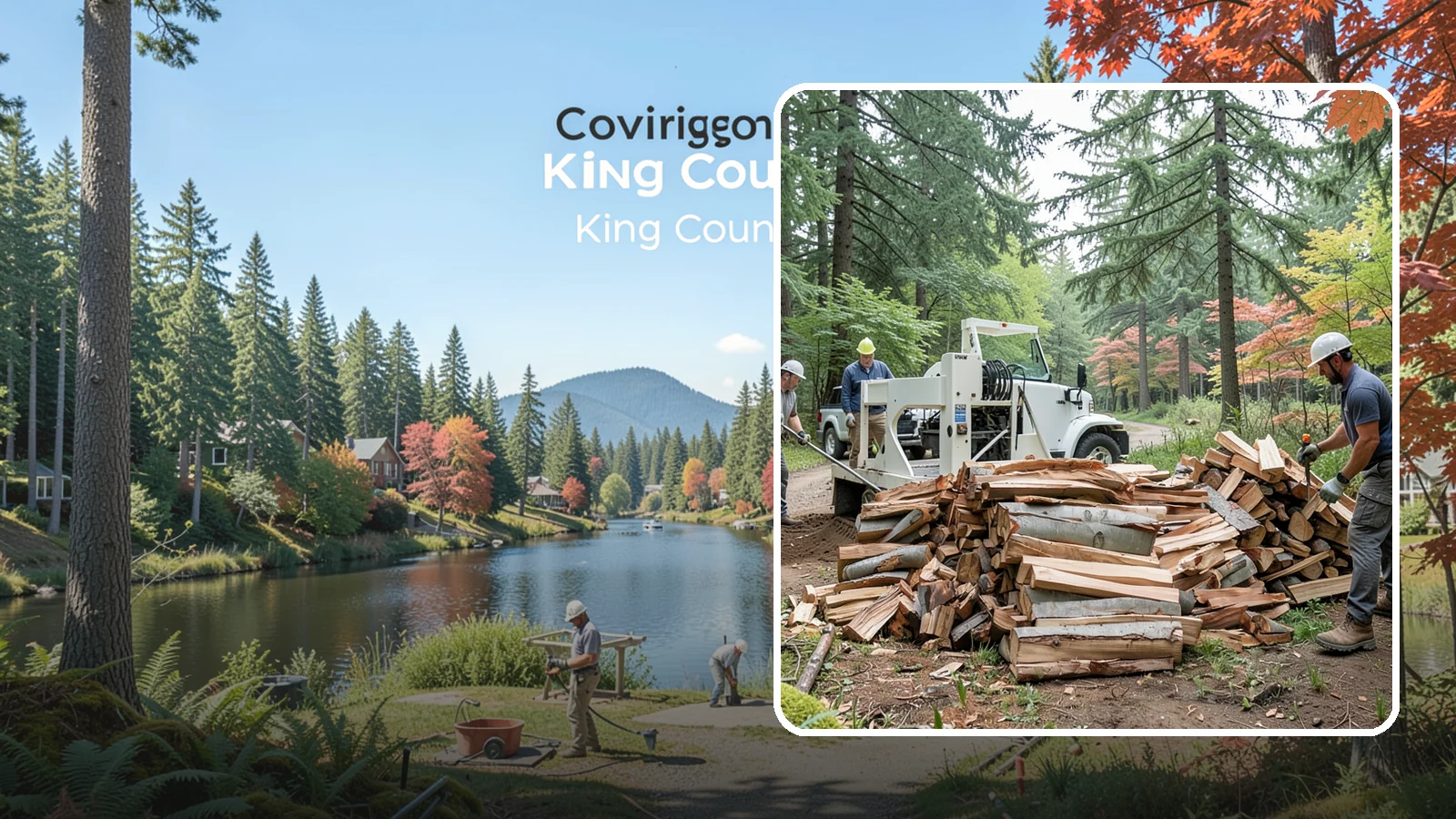Small Split Firewood in Covington, WA - Firewood split into smaller pieces that light quickly and are easy to handle.