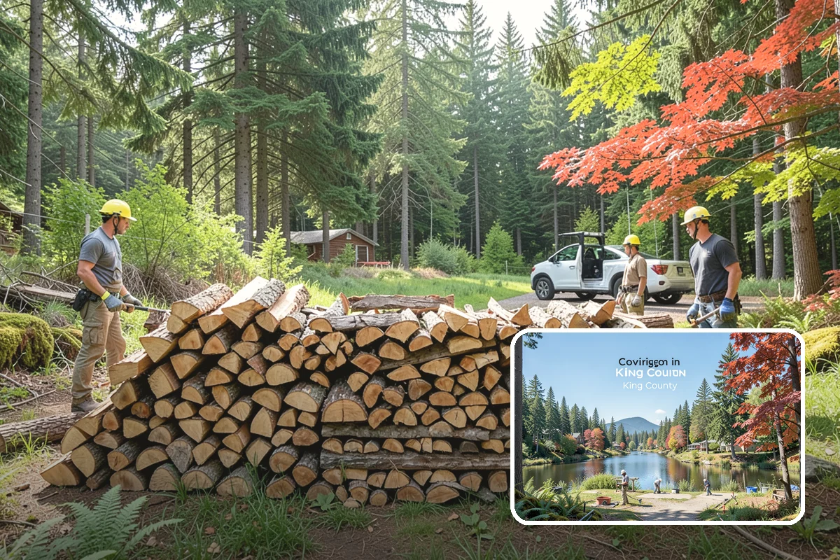 Small Split Firewood in Covington, WA - Thinner pieces light quickly