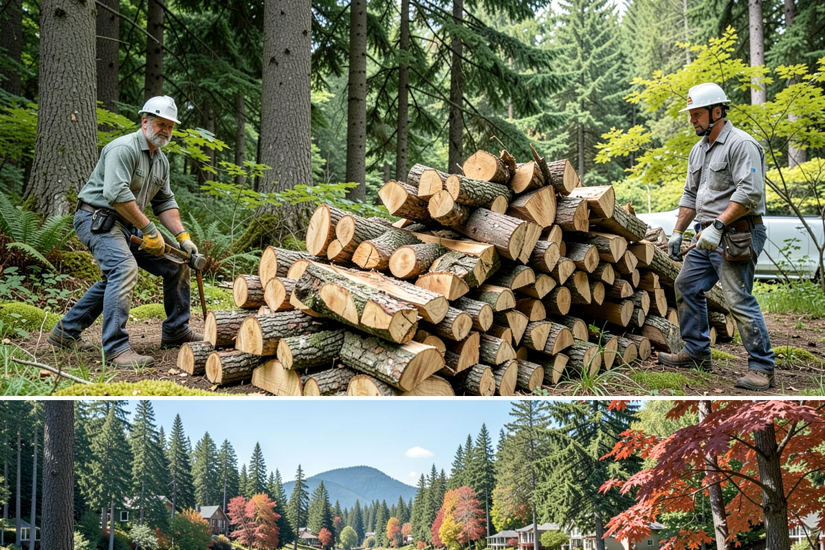 Small Split Firewood in Covington, WA - Buy small splits in the dry season so they are fully seasoned and quick to light in winter.