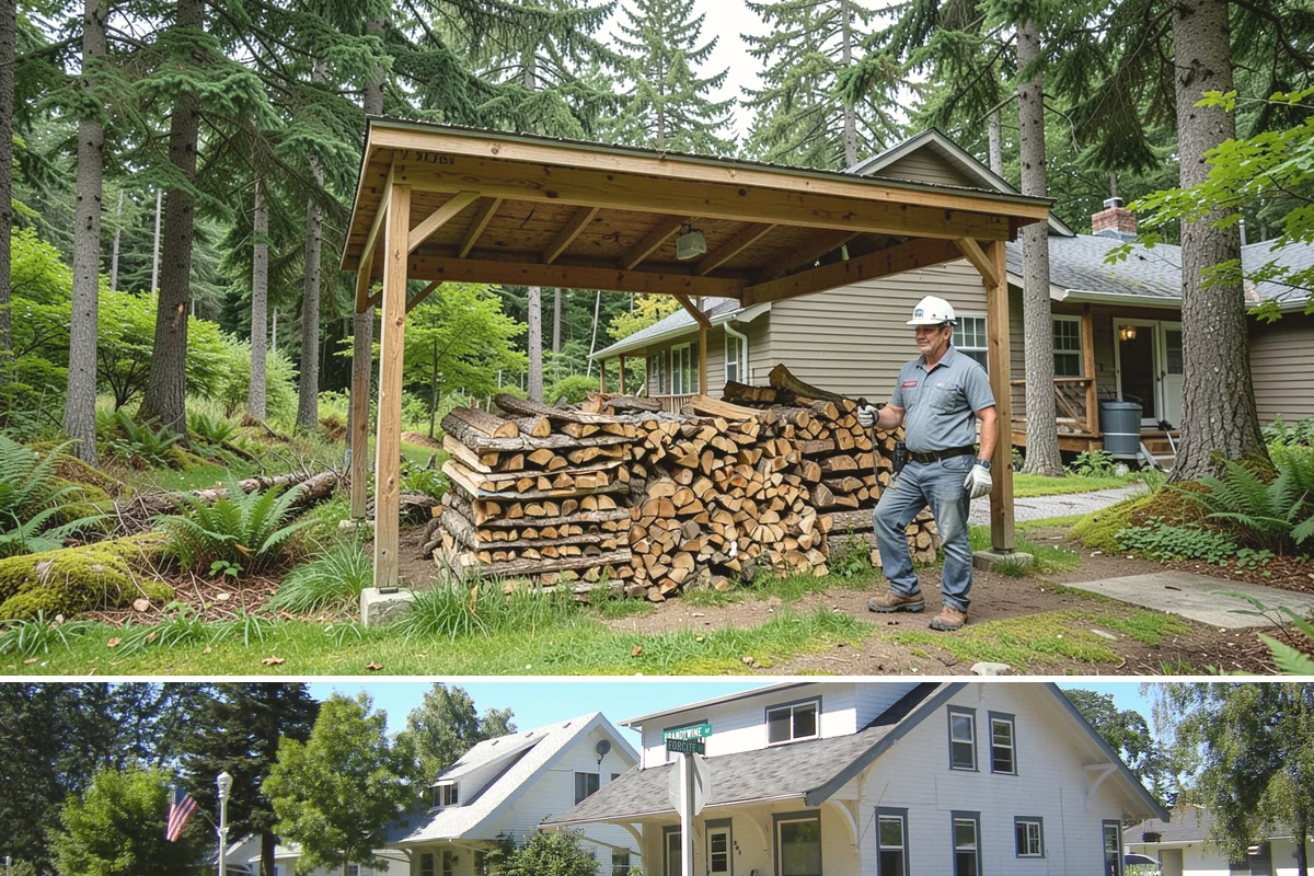 Small Split Firewood in DuPont, Pierce County, WA - Buy small splits in the dry season so they are fully seasoned and quick to light in winter.