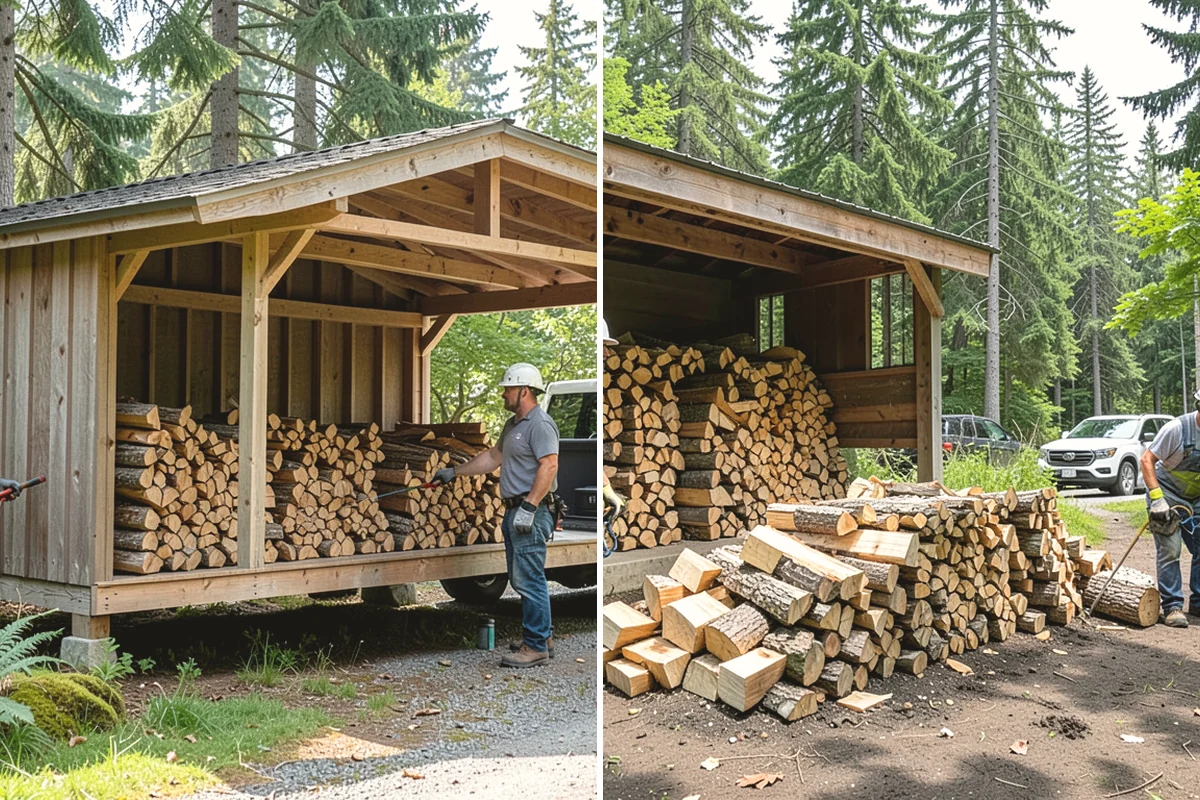 Small Split Firewood in Duvall, King County, WA - Confirm your preferred size and volume