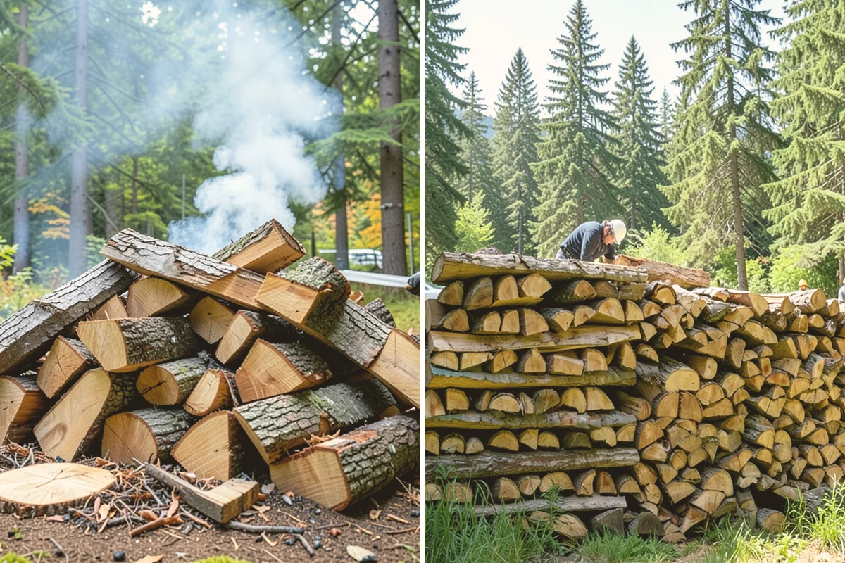 Small Split Firewood in Eatonville, WA - Confirm your preferred size and volume