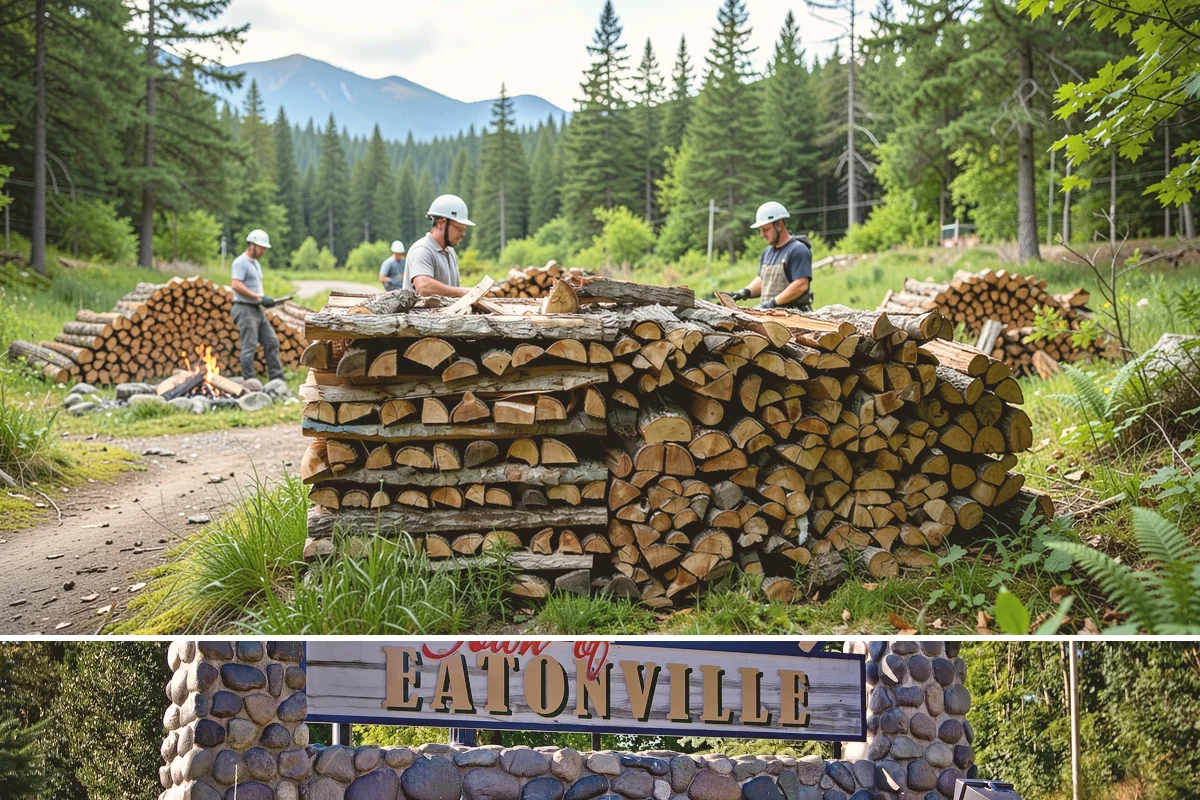 Small Split Firewood in Eatonville, WA - Buy small splits in the dry season so they are fully seasoned and quick to light in winter.