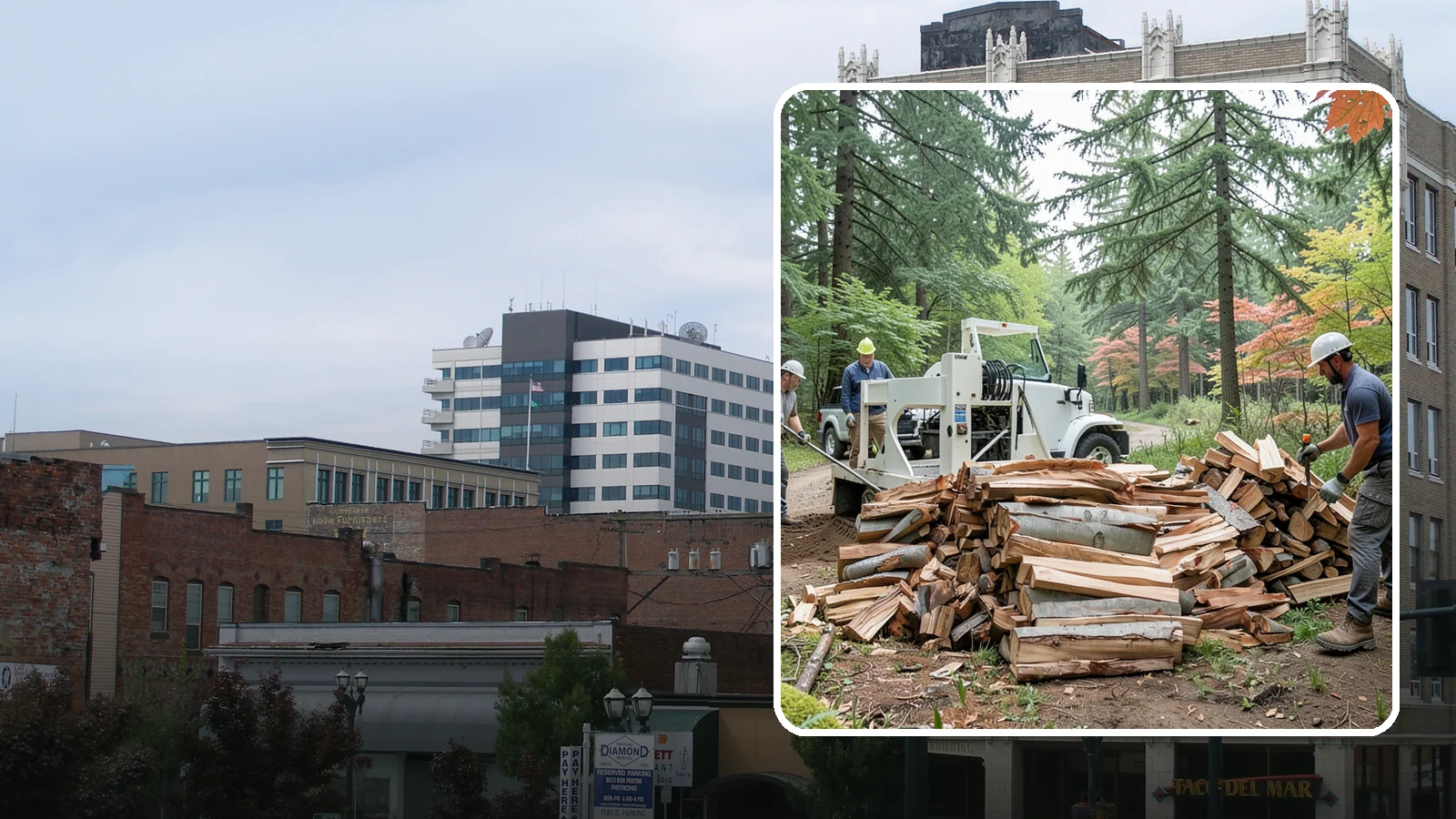 Small Split Firewood in Everett, Snohomish County, WA - Firewood split into smaller pieces that light quickly and are easy to handle.