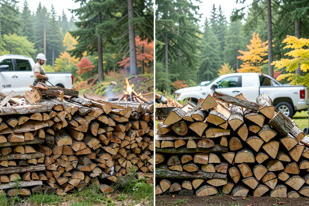 Small Split Firewood in Everett, Snohomish County, WA - Confirm your preferred size and volume