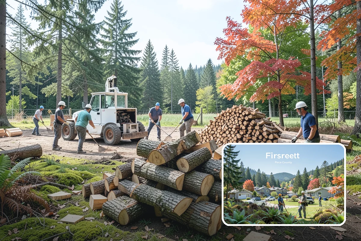 Small Split Firewood in Fircrest, Pierce County, WA - Thinner pieces light quickly