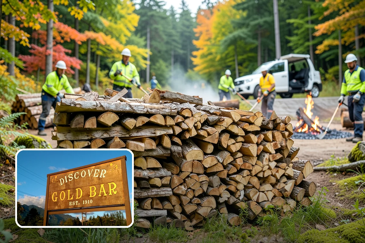 Small Split Firewood in Gold Bar, Snohomish County, WA - Thinner pieces light quickly