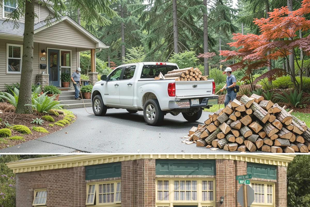 Small Split Firewood in Hamilton, Skagit County, WA - Buy small splits in the dry season so they are fully seasoned and quick to light in winter.