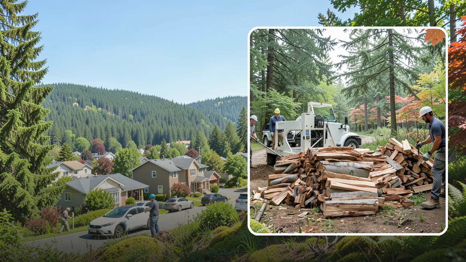 Small Split Firewood in Index, Snohomish County, WA - Firewood split into smaller pieces that light quickly and are easy to handle.