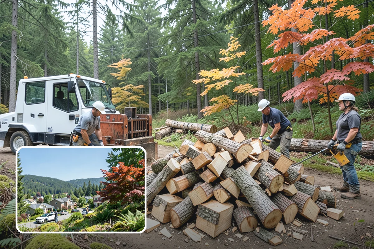 Small Split Firewood in Index, Snohomish County, WA - Thinner pieces light quickly