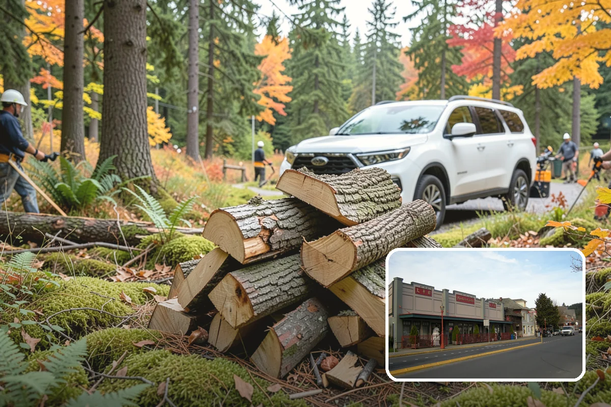 Small Split Firewood in Issaquah, King County, WA - Thinner pieces light quickly