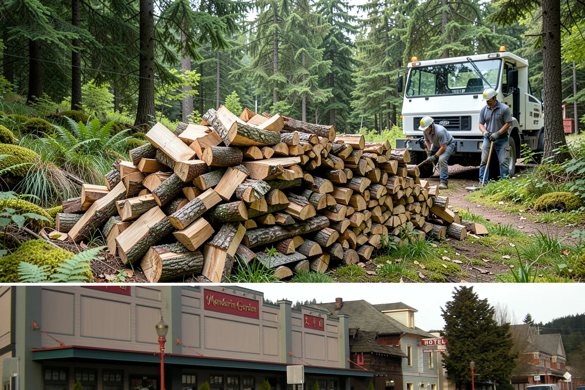 Small Split Firewood in Issaquah, King County, WA - Buy small splits in the dry season so they are fully seasoned and quick to light in winter.