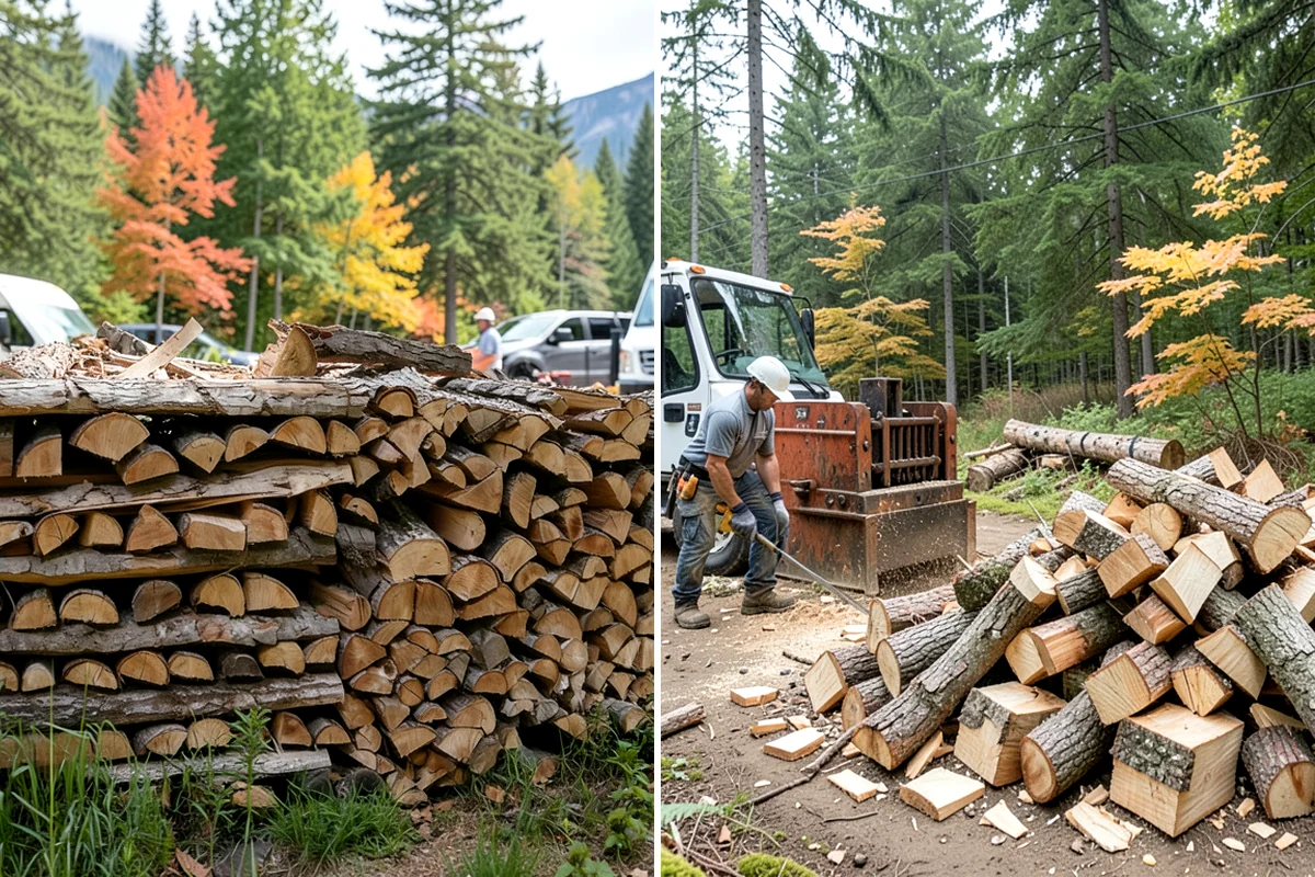 Small Split Firewood in Kenmore, King County, WA - Confirm your preferred size and volume