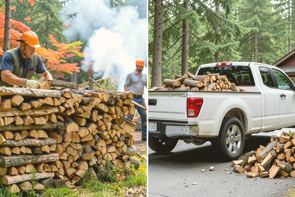 Small Split Firewood in Kent, King County, WA - Confirm your preferred size and volume