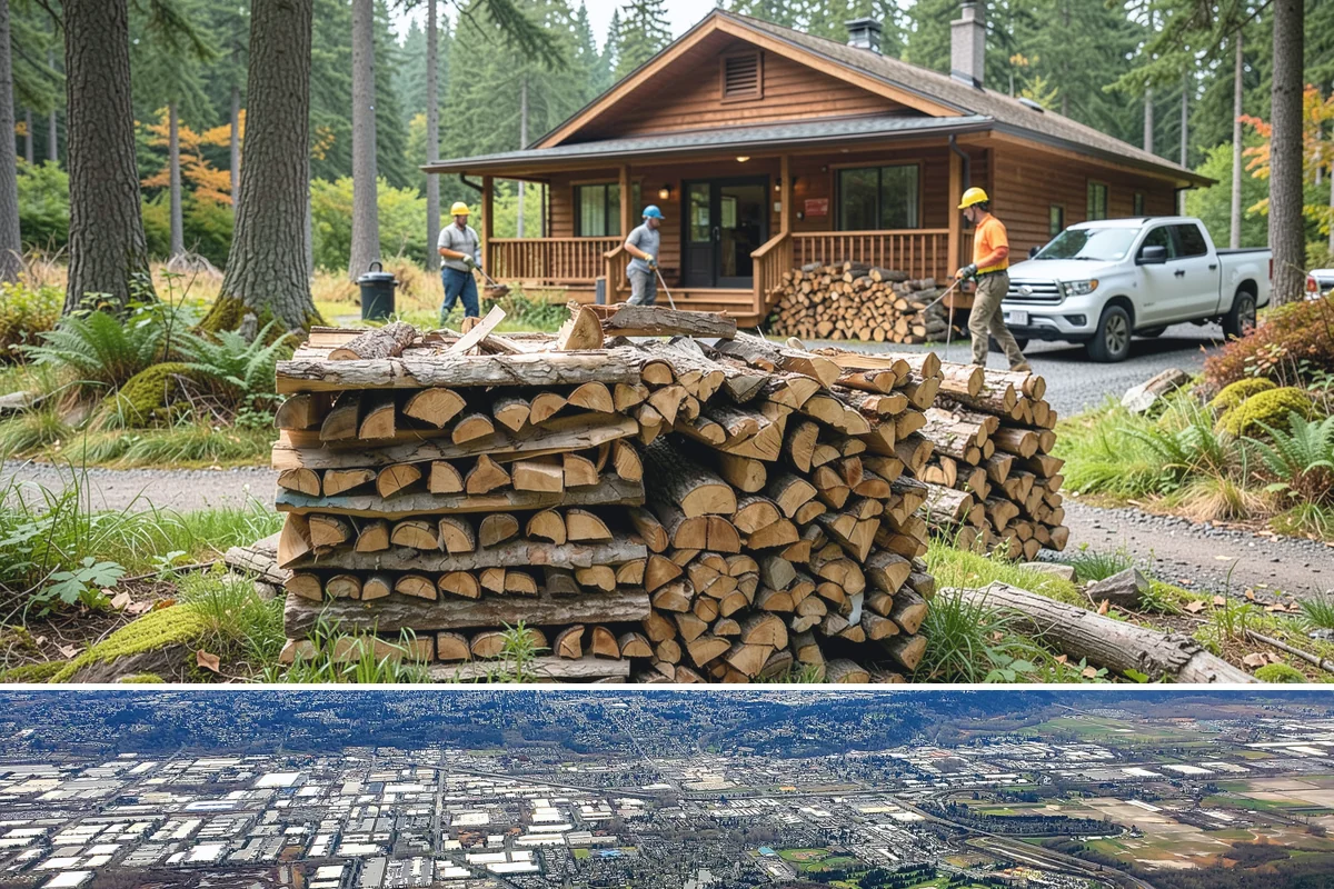 Small Split Firewood in Kent, King County, WA - Buy small splits in the dry season so they are fully seasoned and quick to light in winter.