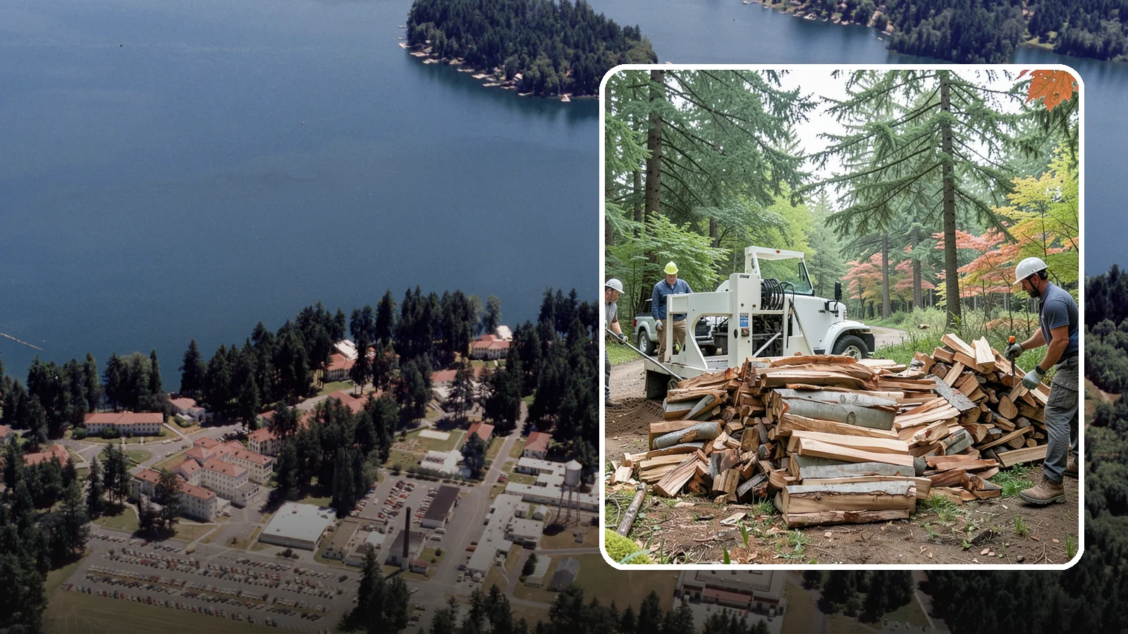 Small Split Firewood in Lakewood, Pierce County, WA - Firewood split into smaller pieces that light quickly and are easy to handle.