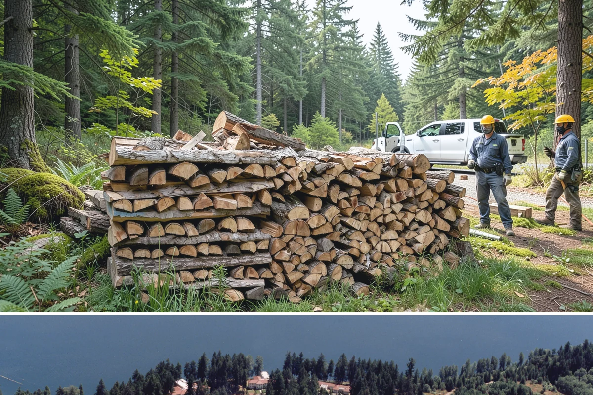 Small Split Firewood in Lakewood, Pierce County, WA - Buy small splits in the dry season so they are fully seasoned and quick to light in winter.