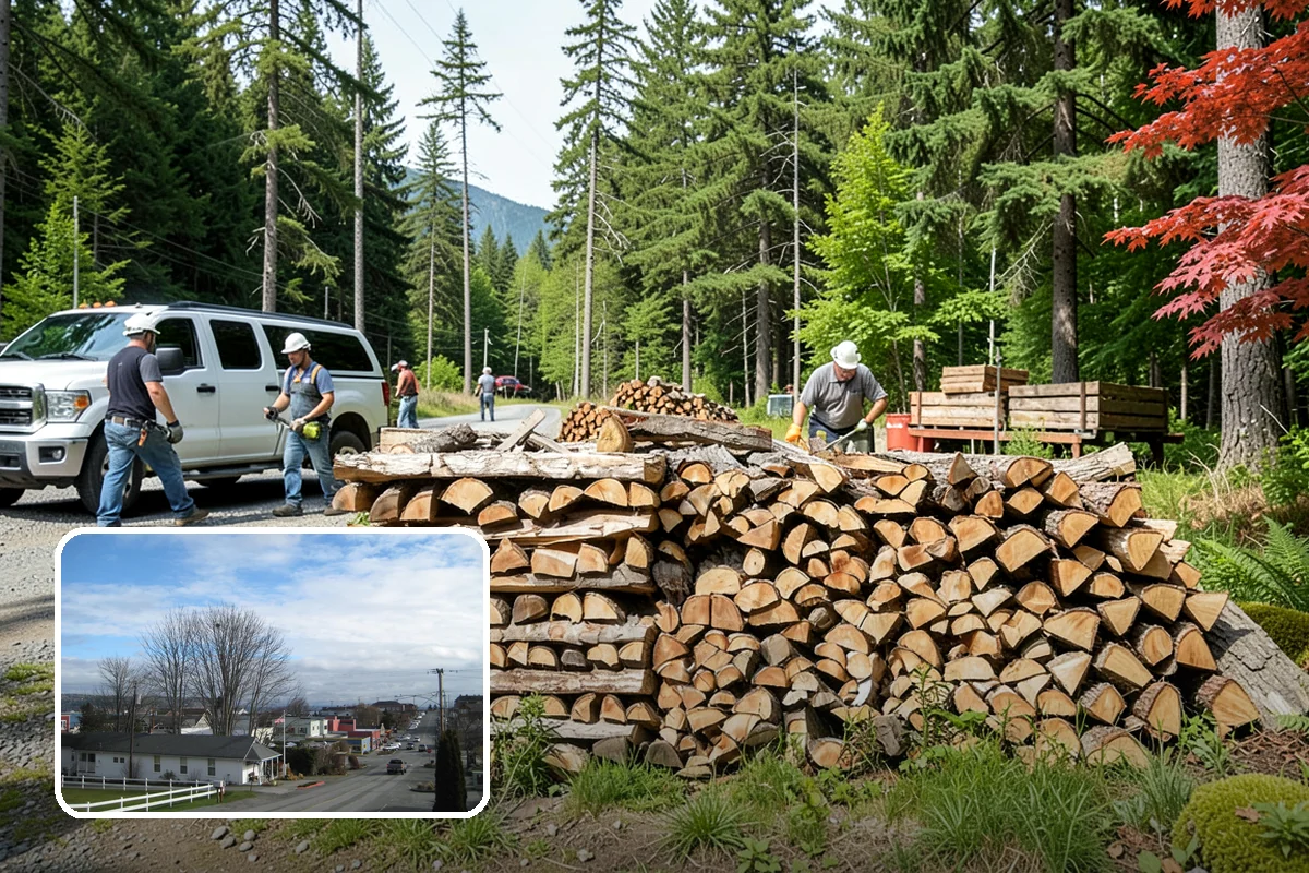 Small Split Firewood in Langley, WA - Thinner pieces light quickly