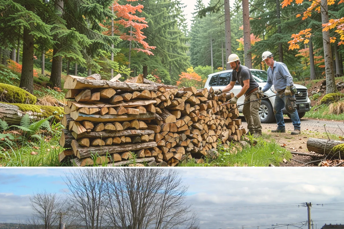 Small Split Firewood in Langley, WA - Buy small splits in the dry season so they are fully seasoned and quick to light in winter.