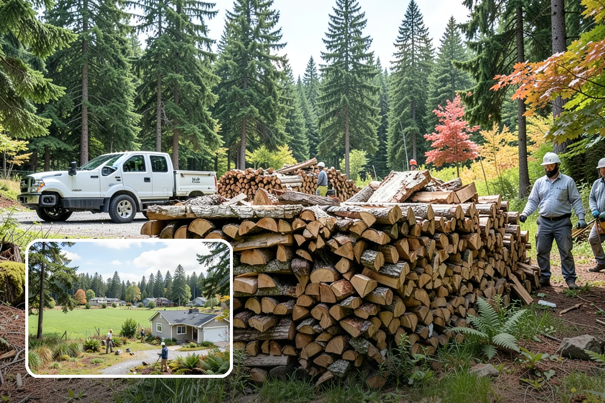 Small Split Firewood in Lyman, Skagit County, WA - Thinner pieces light quickly